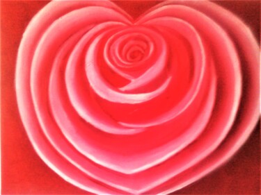 Rose en coeur